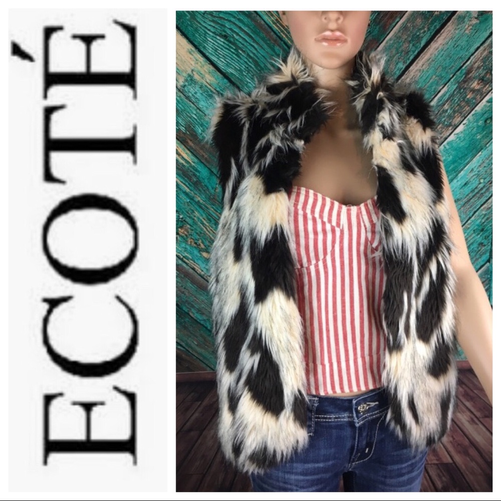 Funky Faux Fur Ecote Vest